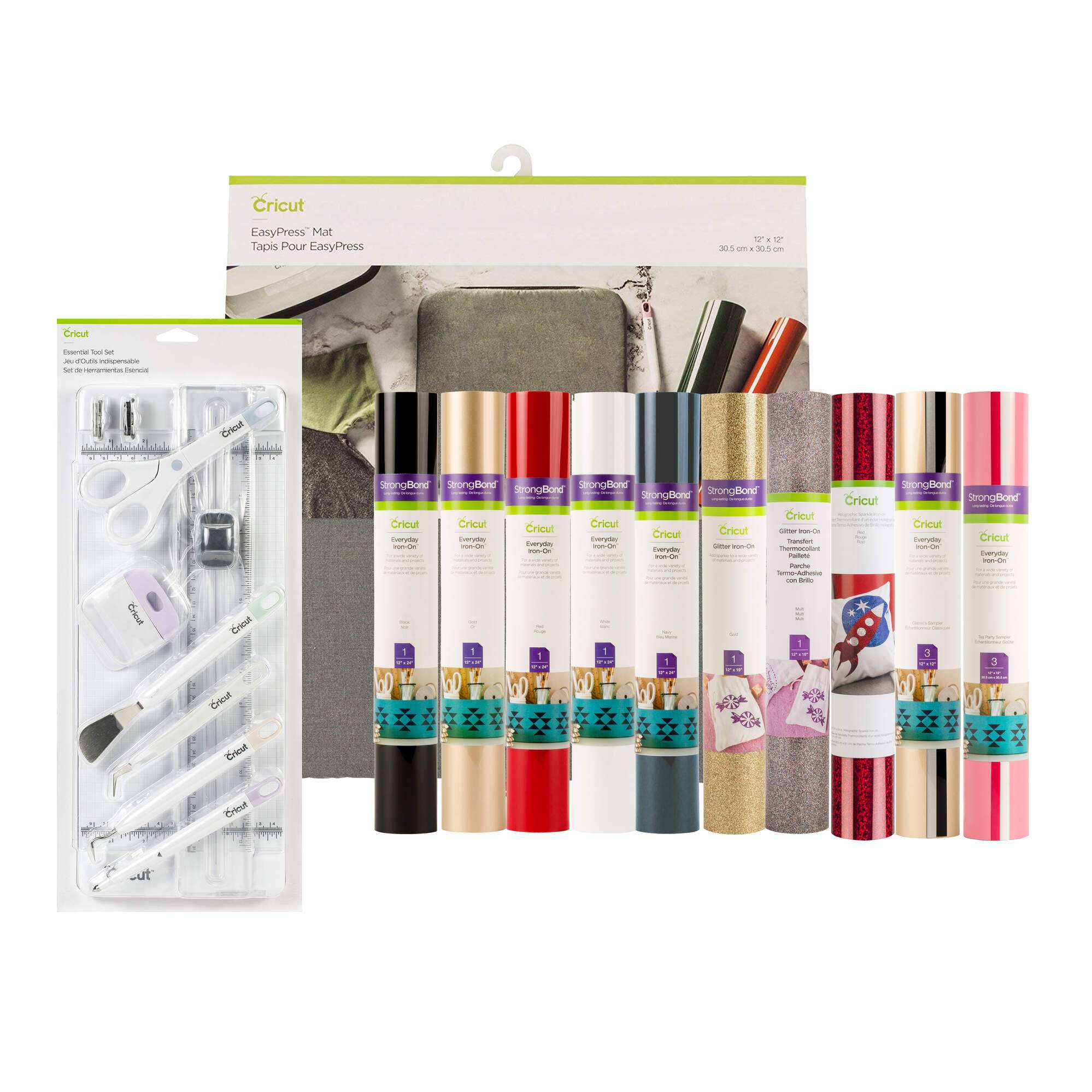 Cricut Easypress Essentials Material Bundle