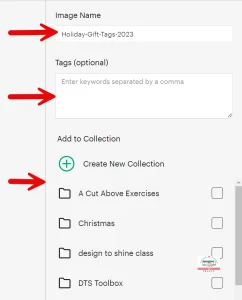 Free Printable Holiday Tags Made With Cricut Print Then Cut 12 Step 11 add tags