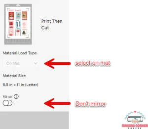 Free Printable Holiday Tags Made With Cricut Print Then Cut 19 Step 17b mat with no mirror