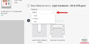 Free Printable Holiday Tags Made With Cricut Print Then Cut 26 Step 25 set pressure