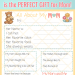 Free Mother's Day Questionnaire