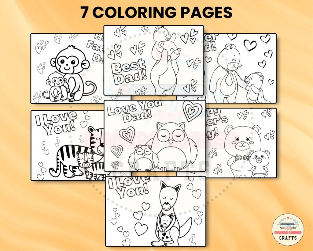 7 Coloring Pages