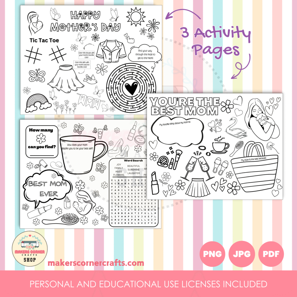 Mothers Day Activity Bundle 5